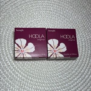 Benefit Hoola Original Bronzer Deluxe Samples 1.8g /0.06 oz. X2
